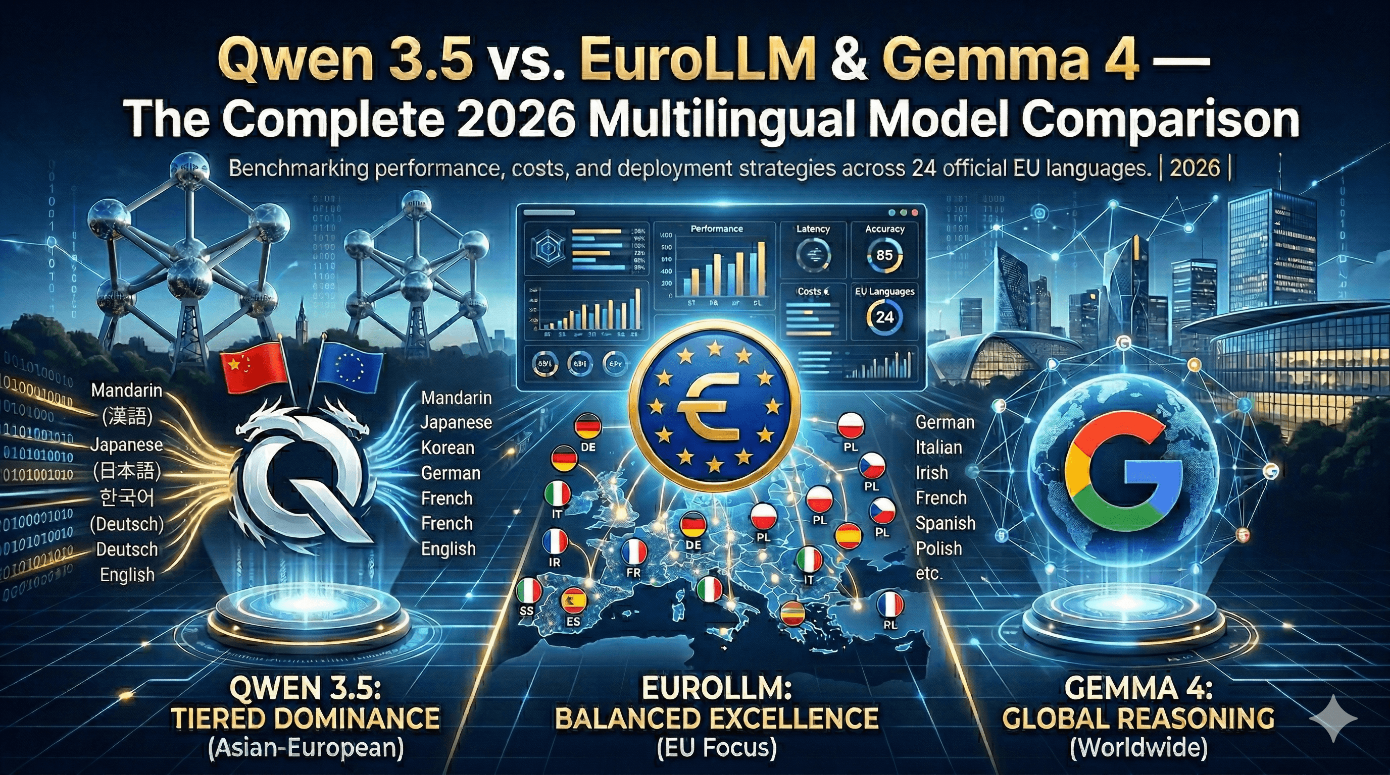 Qwen 3.5 vs. EuroLLM & Gemma 4 — The Complete 2026 Multilingual Model Comparison